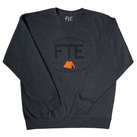 Sleep Outside Crewneck (Heather Charcoal)